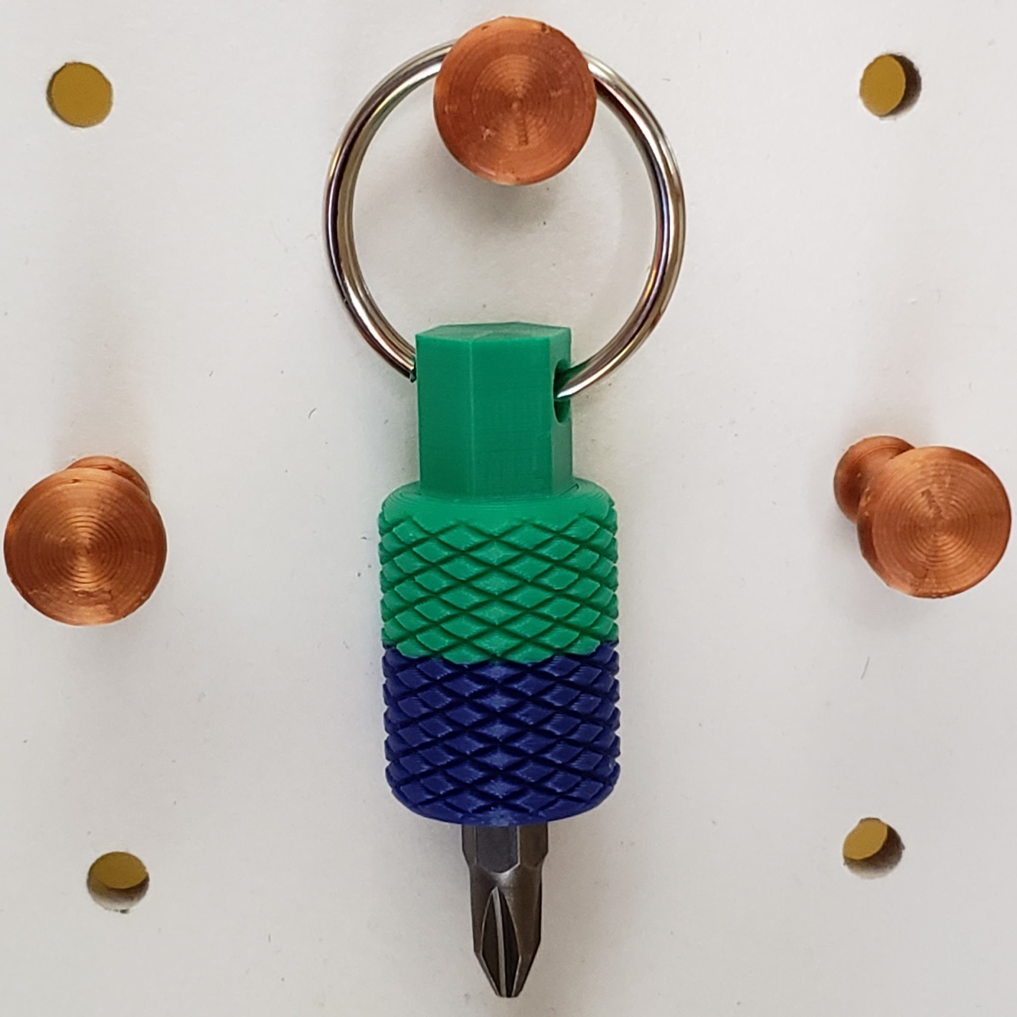 Bit Holder Keychain 2 color Creamy Farm